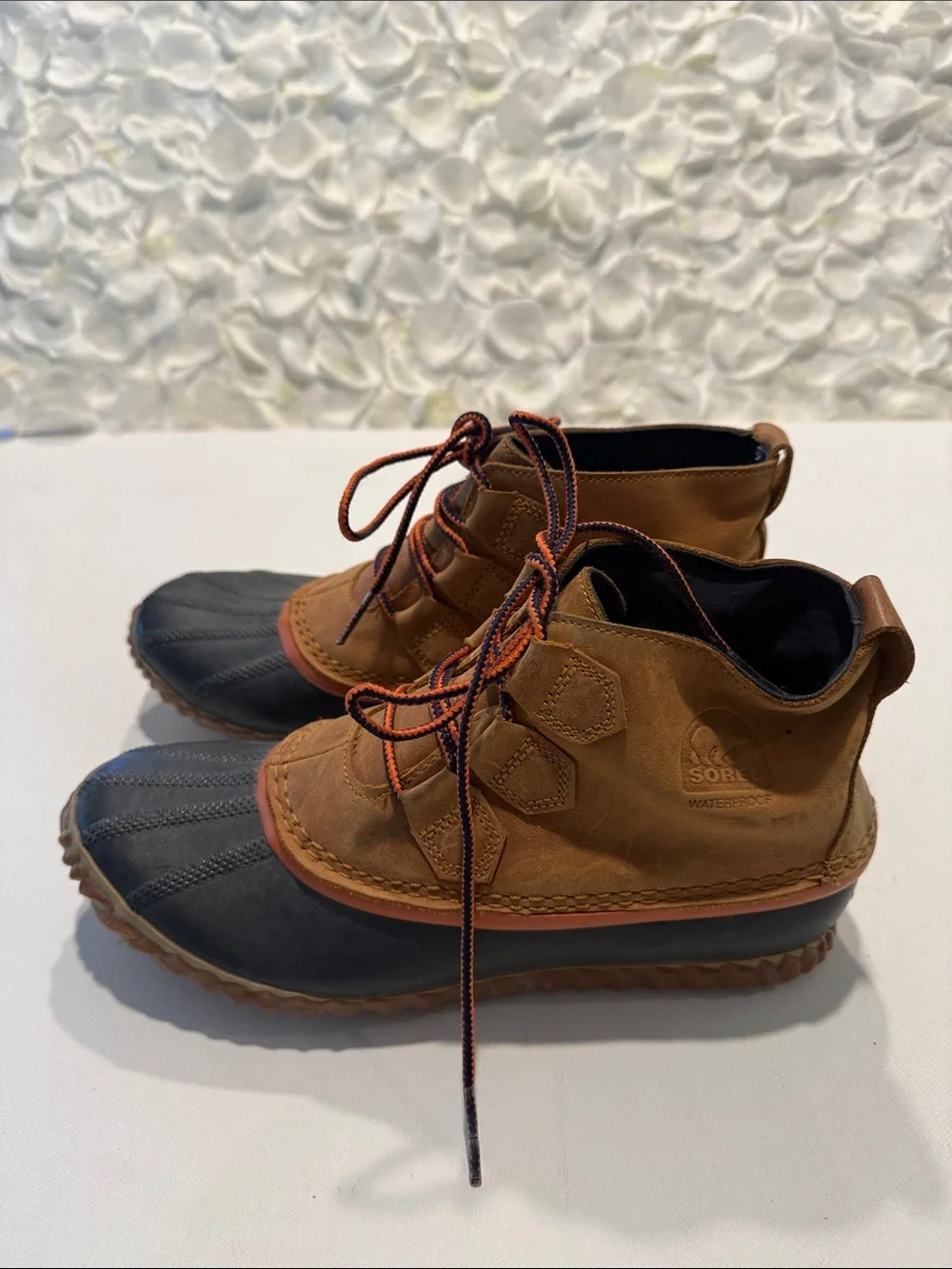 Sorel Brown and Black Women's Waterproof Duck Boots